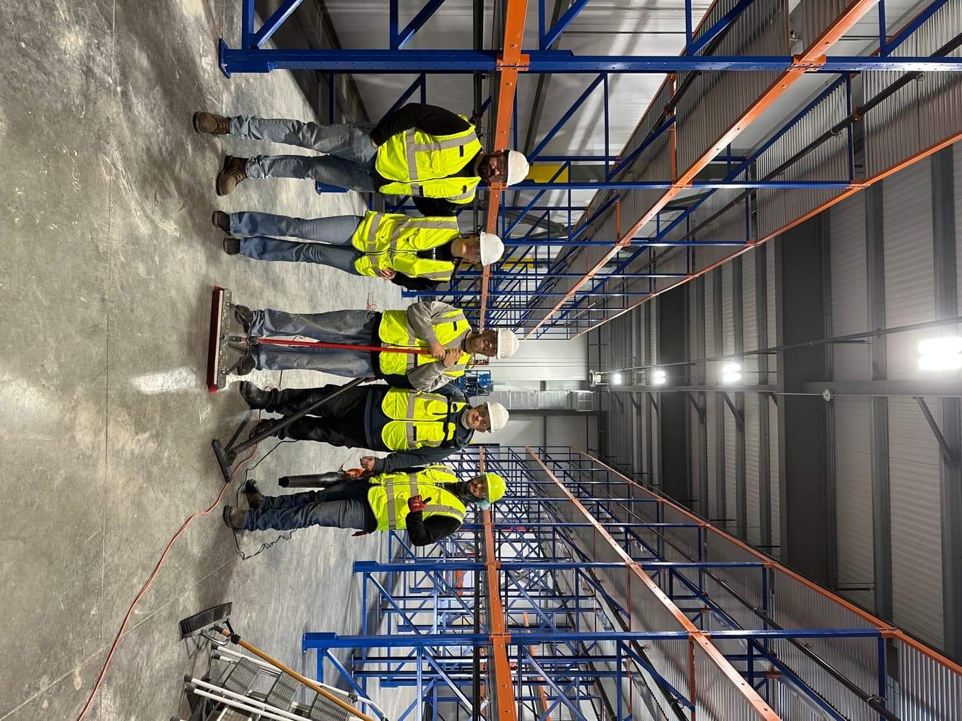 The Clean Buddies crew on site
